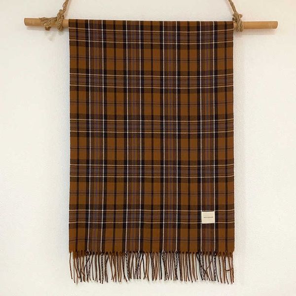 straight imitation cashmere long twill shawl japan and south korea simple checkered winter thickened wool scarf, Blue;gray
straight imitation cashmere long twill shawl japan and south korea simple checkered winter thickened wool scarf, Blue;gray