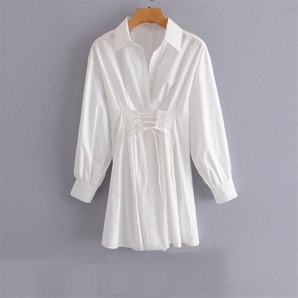 women shirt mini dress summer cotton elastic waist turn-down collar white draw string casual pullover women dress 210524, Black;gray
women shirt mini dress summer cotton elastic waist turn-down collar white draw string casual pullover women dress 210524, Black;gray
