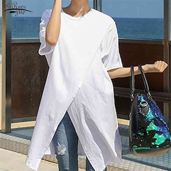 blusas solid summer blouse women casual cotton short sleeve o-neck shirts bottoming chic sweet clothing 10142 210421, White
blusas solid summer blouse women casual cotton short sleeve o-neck shirts bottoming chic sweet clothing 10142 210421, White