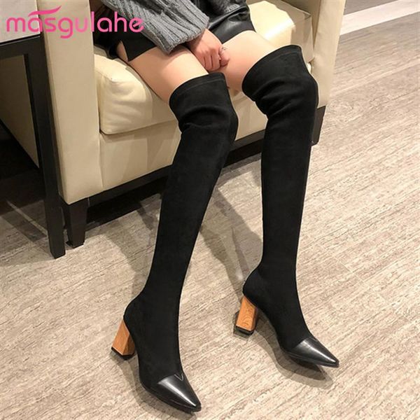 boots masgulahe 2021 winter arrival over the knee for lady slip on high heel shoes genuine leather black fashion
boots masgulahe 2021 winter arrival over the knee for lady slip on high heel shoes genuine leather black fashion