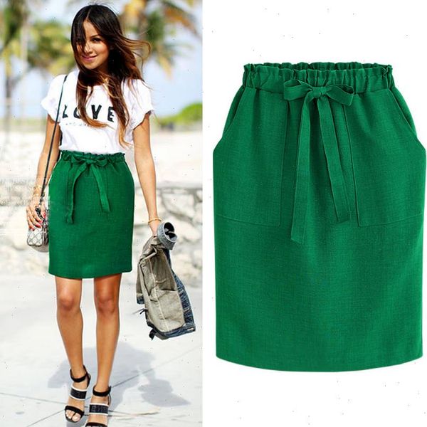 spring summer elegant midi office womens skirts pencil cotton elastic waist package hip bow green, Black
spring summer elegant midi office womens skirts pencil cotton elastic waist package hip bow green, Black