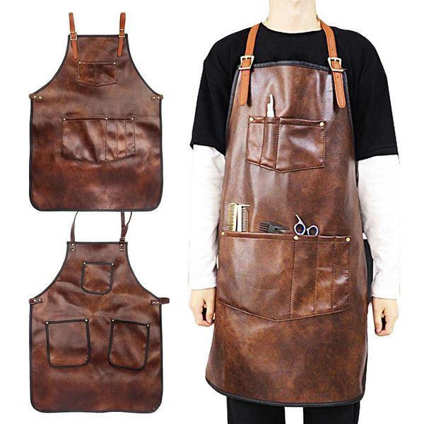 cross-back pu leather barber apron professional grade chef salon hairdresser aprons kitchen canvas
cross-back pu leather barber apron professional grade chef salon hairdresser aprons kitchen canvas