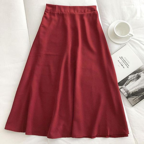 summer solid long skirt women fashion korean elegant all-match a line high waist midi female office lady skirts, Black
summer solid long skirt women fashion korean elegant all-match a line high waist midi female office lady skirts, Black