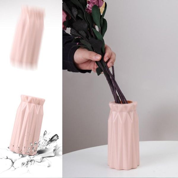 vases 1pc pe plastic portable household unique flower arrangement container home decoration
vases 1pc pe plastic portable household unique flower arrangement container home decoration