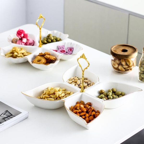 dishes & plates nordic ceramic art candy basket fruit plate modern living room office dessert melon seeds dried snack compartment platter
dishes & plates nordic ceramic art candy basket fruit plate modern living room office dessert melon seeds dried snack compartment platter