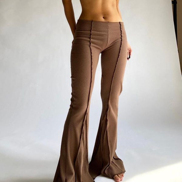 women's pants & capris 2021 summer wear pure color fashion street po brown gray slim low waist tight flared, Black;white
women's pants & capris 2021 summer wear pure color fashion street po brown gray slim low waist tight flared, Black;white