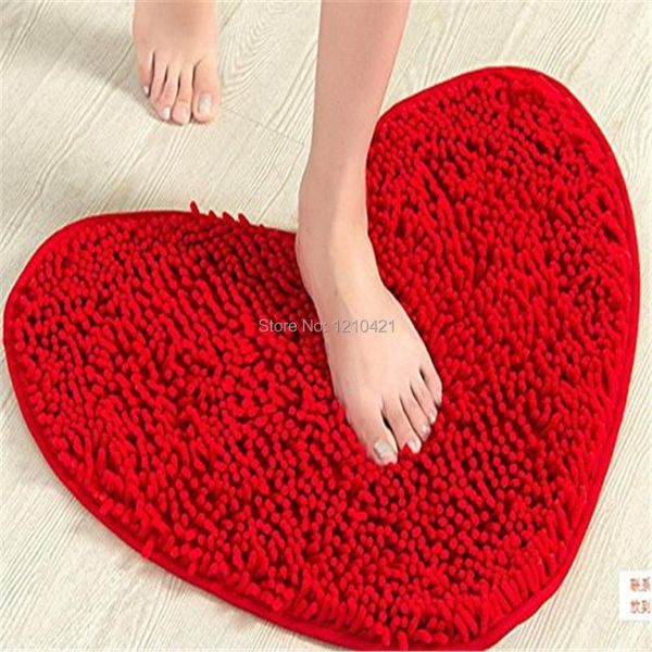 carpets 50x60cm anti-skid super soft heart shaped pad chenille high absorption rug shaggy door mat carpet bathroom home floor decoration
carpets 50x60cm anti-skid super soft heart shaped pad chenille high absorption rug shaggy door mat carpet bathroom home floor decoration
