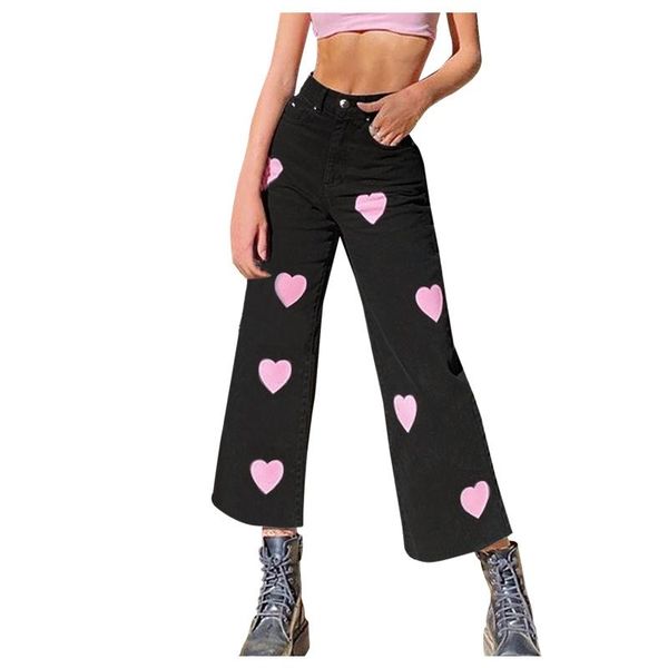 female pants high waist printed 2021 plus size slim loose comfortable straight denim cut cute girl casual thin pants#lr2 women's jeans, Blue
female pants high waist printed 2021 plus size slim loose comfortable straight denim cut cute girl casual thin pants#lr2 women's jeans, Blue
