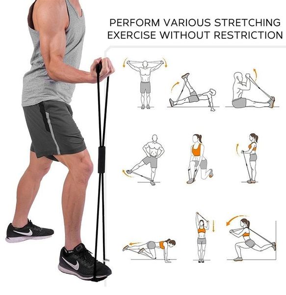 resistance bands gym 8 word workout muscle rubber elastic band sports fitness chest expander rope yoga exercise equipments
resistance bands gym 8 word workout muscle rubber elastic band sports fitness chest expander rope yoga exercise equipments