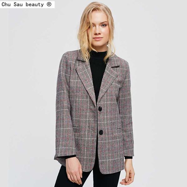 fall winter vintage england office ladies thicken plaid blazer suits casual straight coat for woman mujer chaqueta women's & blazers, White;black
fall winter vintage england office ladies thicken plaid blazer suits casual straight coat for woman mujer chaqueta women's & blazers, White;black