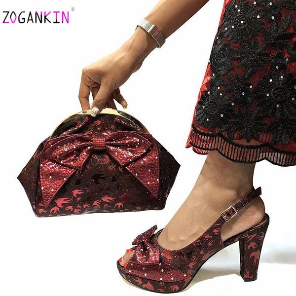 dress shoes wine african woman sandals with purse set italian elegant heels and bag for wedding party, Black
dress shoes wine african woman sandals with purse set italian elegant heels and bag for wedding party, Black
