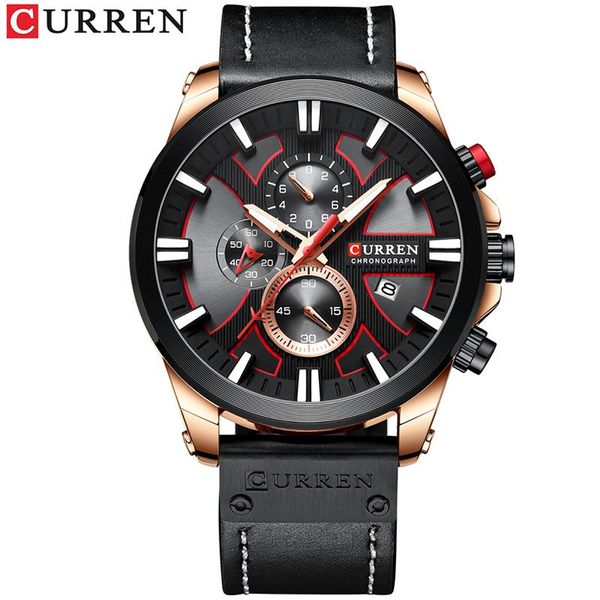 wristwatches curren sport quartz watch waterproof date clock luxury men's large dial fashion leather chronograph relogio masculino, Slivery;brown
wristwatches curren sport quartz watch waterproof date clock luxury men's large dial fashion leather chronograph relogio masculino, Slivery;brown