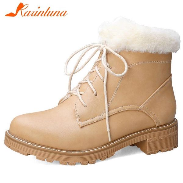 boots karin big size 32-43 ladies warm fur casual chunky heels thick plush shoelace women winter ankle shoes q1md, Black
boots karin big size 32-43 ladies warm fur casual chunky heels thick plush shoelace women winter ankle shoes q1md, Black