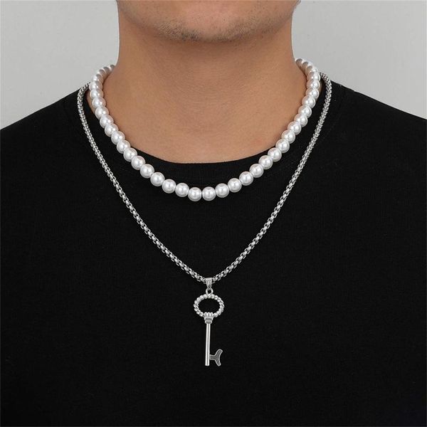 chains 2021trendy simple necklace key pendant fashion vintage retro anime jewelry for men cosplay personalized street alloy, Silver
chains 2021trendy simple necklace key pendant fashion vintage retro anime jewelry for men cosplay personalized street alloy, Silver