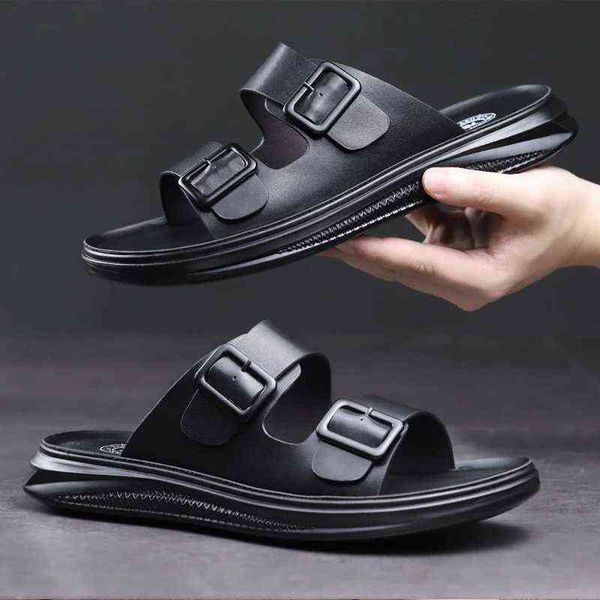 brand new fashion summer men shoes vintage italian flats casual non-slip beach sandals genuine leather flip flop sandals y220307, Black
brand new fashion summer men shoes vintage italian flats casual non-slip beach sandals genuine leather flip flop sandals y220307, Black