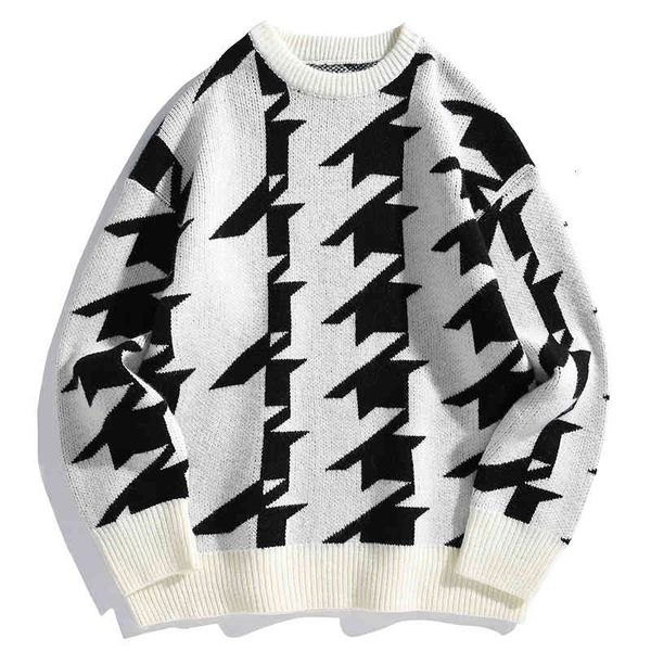 men's sweaters autumn men's sweater winter fashion long sleeve knitted oversize streetwear young trend gdb8, White;black
men's sweaters autumn men's sweater winter fashion long sleeve knitted oversize streetwear young trend gdb8, White;black