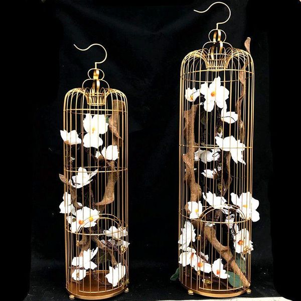 european style iron decorative bird cage floral art black and white wedding floor decoration cages
european style iron decorative bird cage floral art black and white wedding floor decoration cages