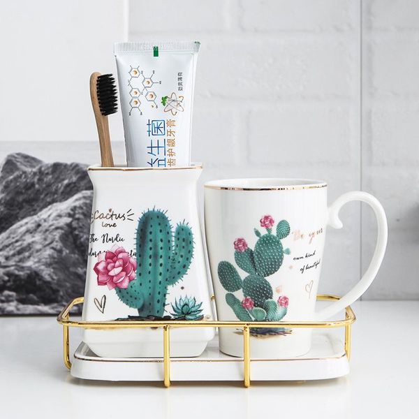 bathroom couple mouthwash cup ceramic set brushing toothbrush holder iron frame anti-fall nordic light luxury bath accessory
bathroom couple mouthwash cup ceramic set brushing toothbrush holder iron frame anti-fall nordic light luxury bath accessory