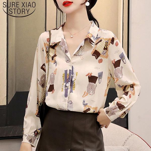women's blouses & shirts autumn fashion vintage design womens and slim printed female sunscreen long sleeve women blouse 6963 50, White
women's blouses & shirts autumn fashion vintage design womens and slim printed female sunscreen long sleeve women blouse 6963 50, White