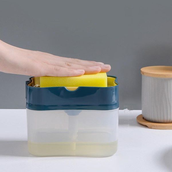 liquid soap dispenser pump with sponge holder cleaning container manual press organizer kitchen tools
liquid soap dispenser pump with sponge holder cleaning container manual press organizer kitchen tools