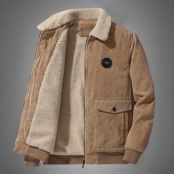 men's jackets fashion winter casual long sleeve solid colors turn-down collar fleece zipper corduroy coat outerwear chaquetas hombre#g3, Black;brown
men's jackets fashion winter casual long sleeve solid colors turn-down collar fleece zipper corduroy coat outerwear chaquetas hombre#g3, Black;brown