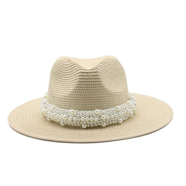 wide brim hats beach women solid summer pearl band sun hat luxury panama protection straw decorate gorras para mujer, Blue;gray
wide brim hats beach women solid summer pearl band sun hat luxury panama protection straw decorate gorras para mujer, Blue;gray