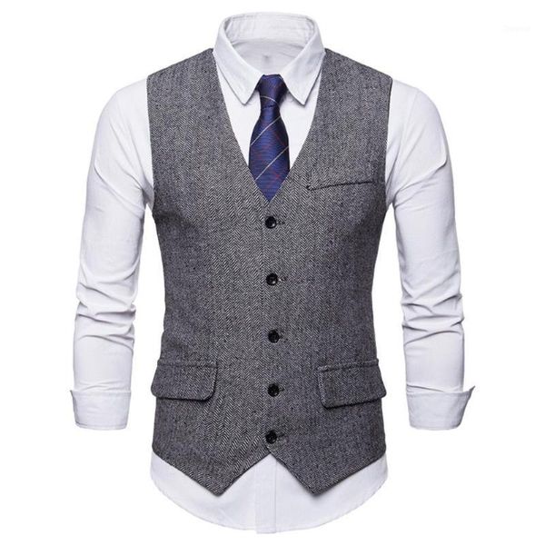 men's vests suit vest men solid color plus size sleeveless v neck single-breasted herringbone gilet business waistcoat, Black;white
men's vests suit vest men solid color plus size sleeveless v neck single-breasted herringbone gilet business waistcoat, Black;white