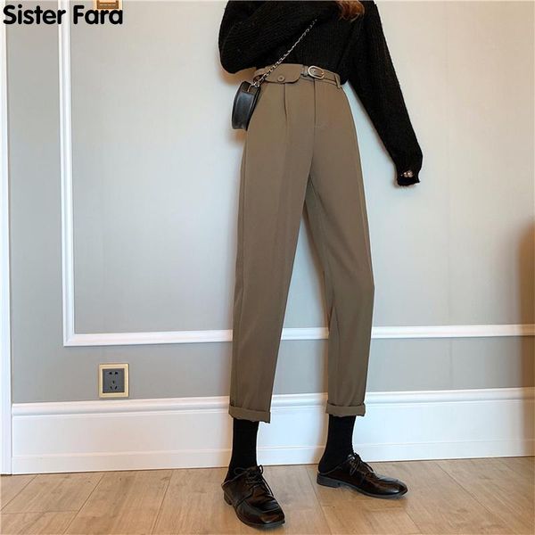 women's pants & capris sister fara spring pencil woman's high waist ankle-length autumn straight full length sashes casual office, Black;white
women's pants & capris sister fara spring pencil woman's high waist ankle-length autumn straight full length sashes casual office, Black;white