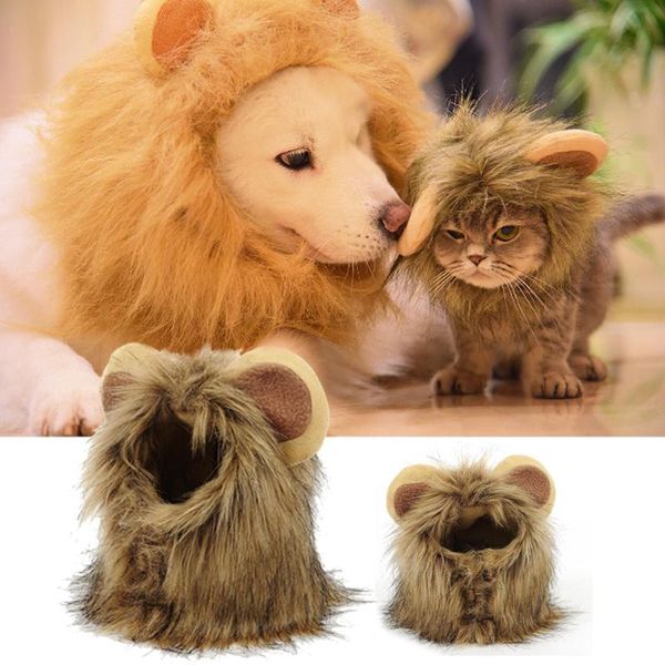 dog apparel cat cosplay clothes pet hat lion mane wig cap funny cute halloween soft hair hood costume for fancy dress party sml
dog apparel cat cosplay clothes pet hat lion mane wig cap funny cute halloween soft hair hood costume for fancy dress party sml