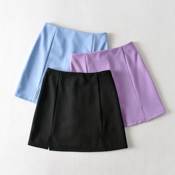 2021 summer mini skirt a line skirt high waisted skirt office ladies split skirts back zipper skirts blue purple black
2021 summer mini skirt a line skirt high waisted skirt office ladies split skirts back zipper skirts blue purple black