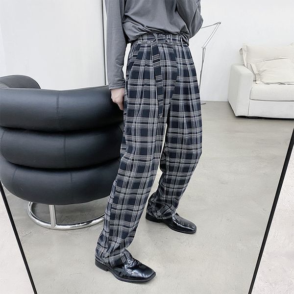 men's pants lattice printing suit young fashion casual trend loose streetwear high-quality trousers plus size m-xl 62d0, Black
men's pants lattice printing suit young fashion casual trend loose streetwear high-quality trousers plus size m-xl 62d0, Black