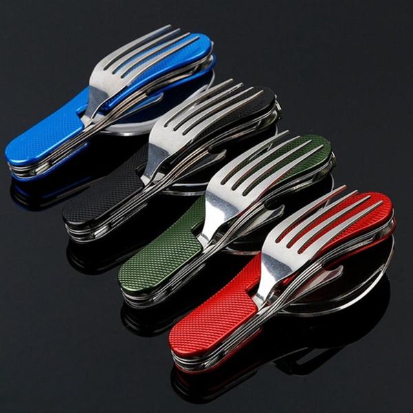 forks stainless steel foldable fork spoon knife multifunctional portable outdoor camping travel picnic tableware
forks stainless steel foldable fork spoon knife multifunctional portable outdoor camping travel picnic tableware