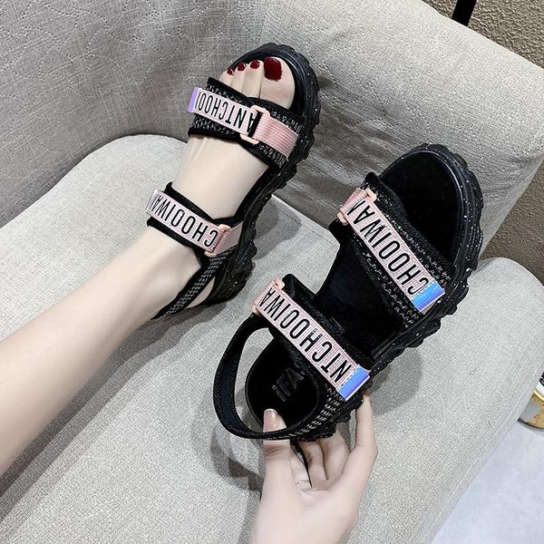 sandals 2021 summer platform women buckle thick bottom letter beach sandal chunky woman shoes, Black
sandals 2021 summer platform women buckle thick bottom letter beach sandal chunky woman shoes, Black