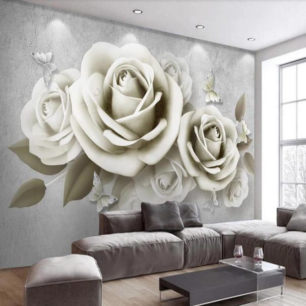 bacal custom 3d wallpaper mural modern minimalist relief stereo white rose background wall painting decorative 5d wallpapers
bacal custom 3d wallpaper mural modern minimalist relief stereo white rose background wall painting decorative 5d wallpapers