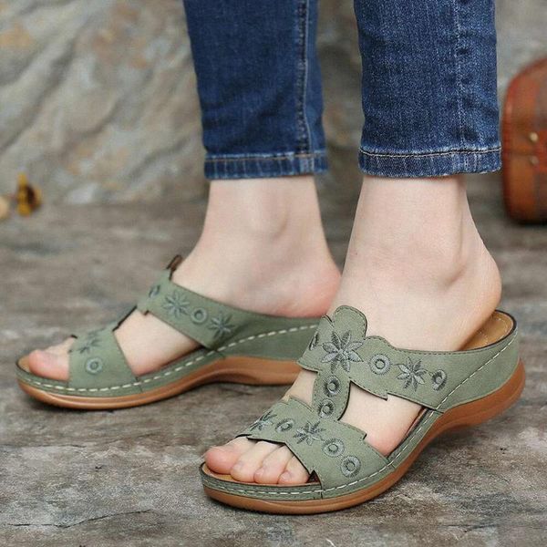 slippers summer ladies fashion open-toe flower embroidered sandals women's casual shoes with open toe mujer#s, Black
slippers summer ladies fashion open-toe flower embroidered sandals women's casual shoes with open toe mujer#s, Black