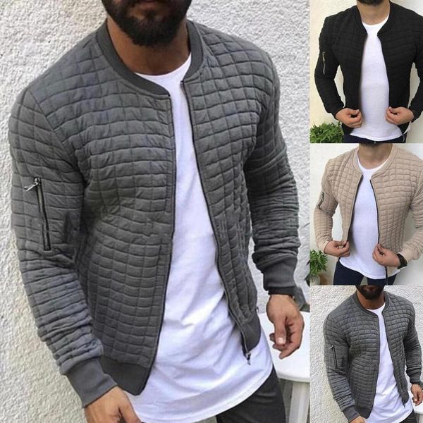 men's jackets fashion men solid color long sleeve casual slim-fit sport jacket coat outwear loose windbreaker, Black;brown
men's jackets fashion men solid color long sleeve casual slim-fit sport jacket coat outwear loose windbreaker, Black;brown