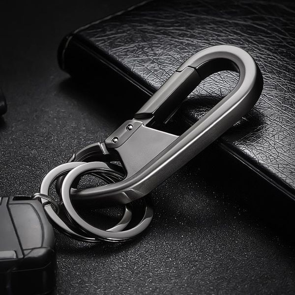 keychains a mature man luxury waist-hanging creative double ring metal zinc alloy car keyring key rings keychain holder, Silver
keychains a mature man luxury waist-hanging creative double ring metal zinc alloy car keyring key rings keychain holder, Silver