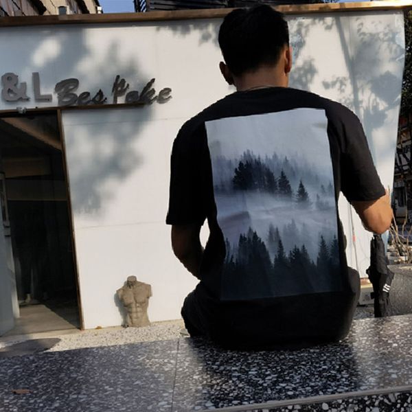feel god fog double track sentials high street scenery sea of clouds printed short sleeve men's and women's lovers t-shirt, White;black
feel god fog double track sentials high street scenery sea of clouds printed short sleeve men's and women's lovers t-shirt, White;black