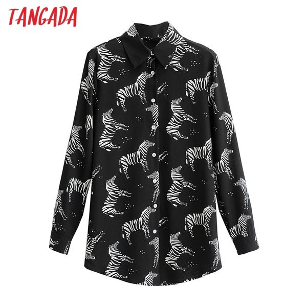 women vintage animal print loose long sleeve spring chic female casual shirt 1f87 210416, White
women vintage animal print loose long sleeve spring chic female casual shirt 1f87 210416, White