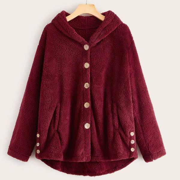 women's jackets feitong winter women solid color long sleeve warm fleece button down hoodie sweaters coat female manteau femme #10935, Black;brown
women's jackets feitong winter women solid color long sleeve warm fleece button down hoodie sweaters coat female manteau femme #10935, Black;brown