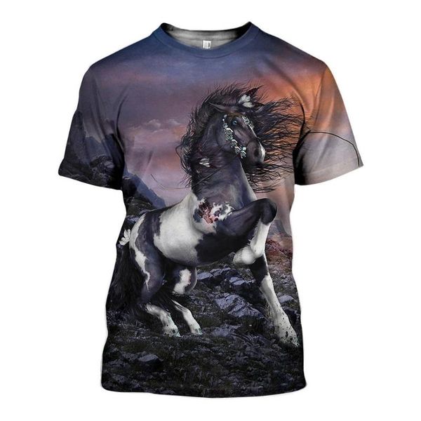 men's t-shirts cloocl est horse men 3d animals print clothing pullover women streetwear, White;black
men's t-shirts cloocl est horse men 3d animals print clothing pullover women streetwear, White;black