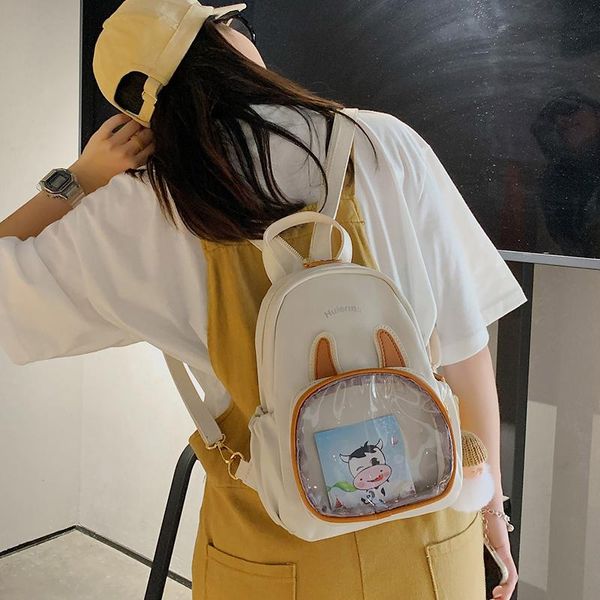 backpack multifunctional ins wind 2021 girl cute wild korean chest bag school