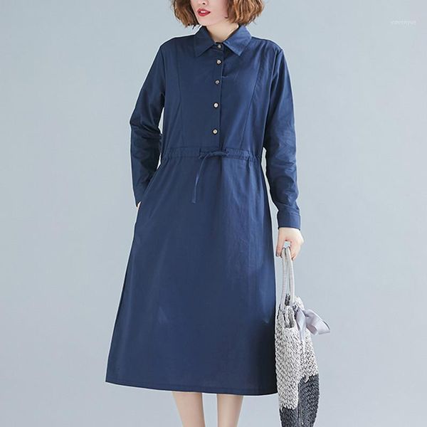 casual dresses 2021 arrival spring dress turn-down collar button shirt cotton linen women drawstring female, Black;gray
casual dresses 2021 arrival spring dress turn-down collar button shirt cotton linen women drawstring female, Black;gray