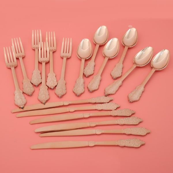 packaging dinner service amagogo 18 pieces disposable plastic forks spoons knifes party decorations rose gold
packaging dinner service amagogo 18 pieces disposable plastic forks spoons knifes party decorations rose gold
