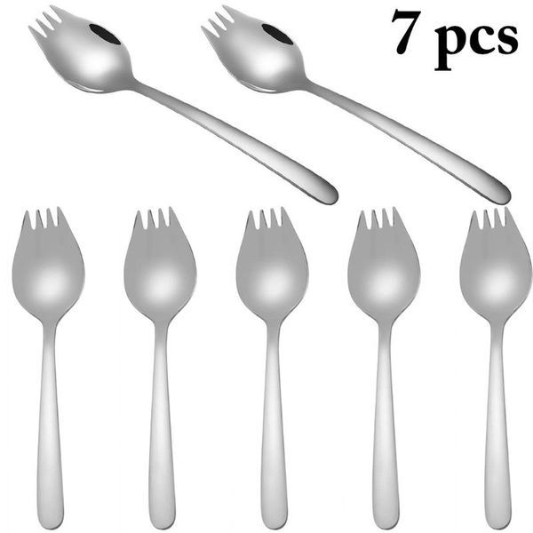 forks 7pcs selling stainless steel spork creative multifunctional dessert fork soup spoon for home tableware multiple colors
forks 7pcs selling stainless steel spork creative multifunctional dessert fork soup spoon for home tableware multiple colors