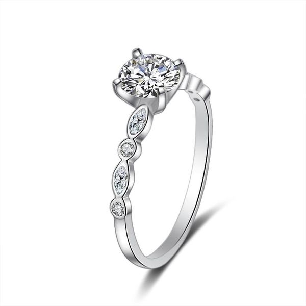 wedding rings wyjzy simple four-claw inlaid zircon ring for women fashion ladies fine jewelry bride engagement, Slivery;golden
wedding rings wyjzy simple four-claw inlaid zircon ring for women fashion ladies fine jewelry bride engagement, Slivery;golden