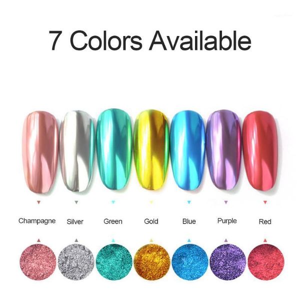 1pc pearl powder mirror effect chrome nail rainbow nails art glitter metallic manicure pigment tools1, Silver;gold
1pc pearl powder mirror effect chrome nail rainbow nails art glitter metallic manicure pigment tools1, Silver;gold