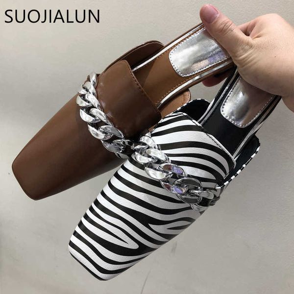 suojialun women slippers round toe metal chains low heel outdoor slides shoes fashion casual lady mules shoes zapatos mujer 210630, Black
suojialun women slippers round toe metal chains low heel outdoor slides shoes fashion casual lady mules shoes zapatos mujer 210630, Black