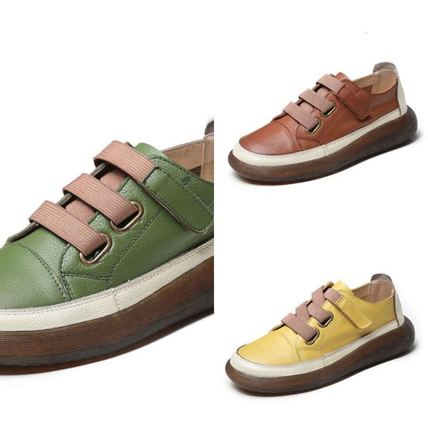 casual shoes 2021 spring new mori women's low leather soft sole casual velcro flat single large pekn, Black
casual shoes 2021 spring new mori women's low leather soft sole casual velcro flat single large pekn, Black