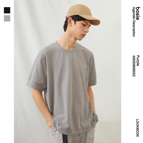 men's t-shirts ishizukawa t-shirt couple solid color cotton round neck all-match comfortable loose short-sleeved shirt tide 9222, White;black 
men's t-shirts ishizukawa t-shirt couple solid color cotton round neck all-match comfortable loose short-sleeved shirt tide 9222, White;black